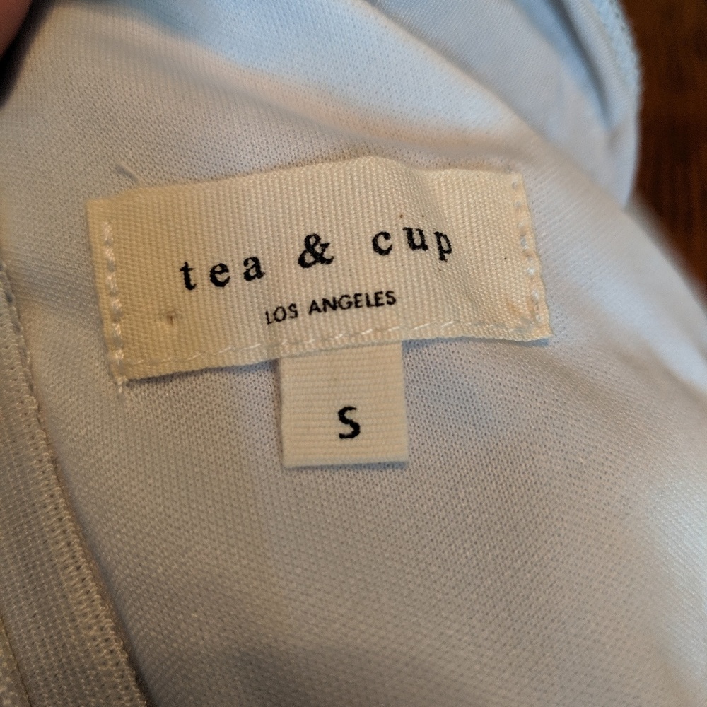 BOGO❗ Tea & Cup blue ruffle strap racer back dress - Picture 6 of 7